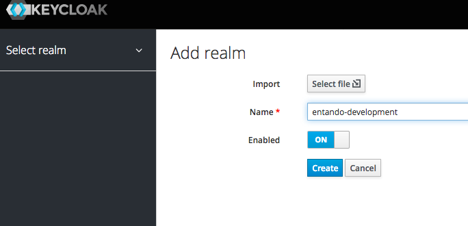 pwa keycloak 3 realm form
